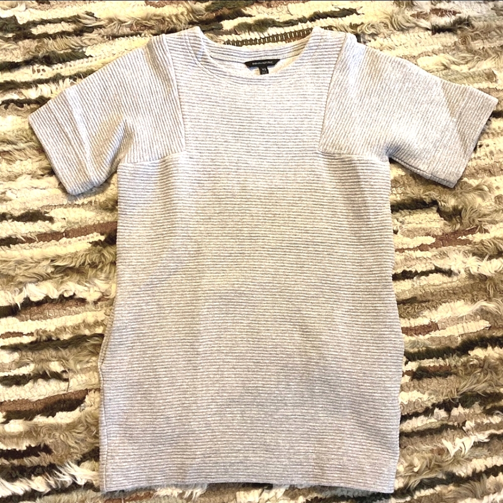 BR Petite short sleeve tunic sweater